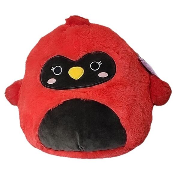 Squishmallow's 12” Cazlan The bird cazlan the red cardinal squishmallow - Picture 1 of 13